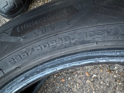x1 235/50/19 103V XL GOODYEAR EFFICIENT GRIP 2 SUV  nearly 8 mm 235 50 19 2025