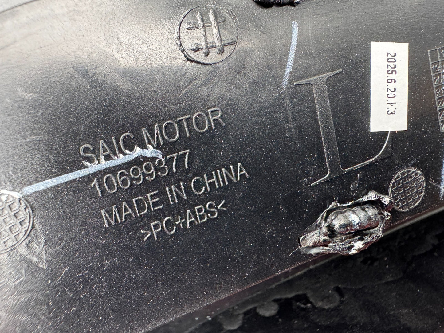 GENUINE MG ZS BUMPER FOG LIGHT GRILLE SURROUND LEFT 10694868 NEXT DAY DELIVERY