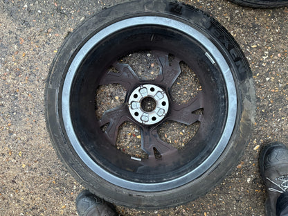 1x Genuine Audi A3 8Y 18" Diamond Cut Alloy Wheel 8Jx18 8Y0601025H DAMAGED