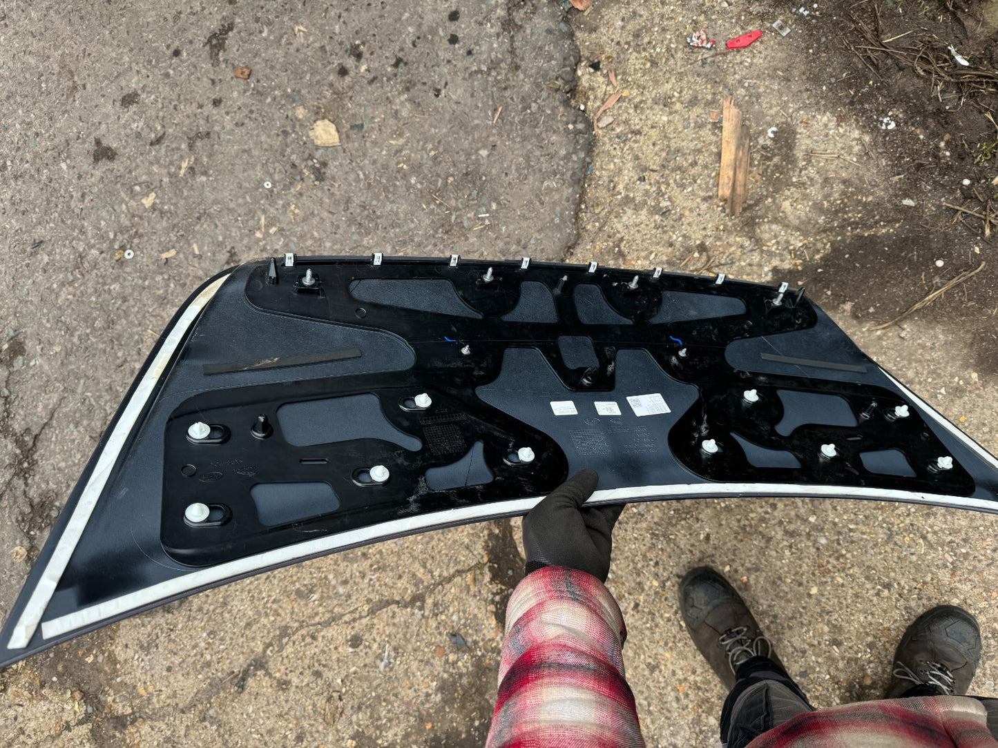 2023 JAGUAR I-PACE X590 BONNET LOUVRE EIGER GREY J9D316C628FBW Scratched