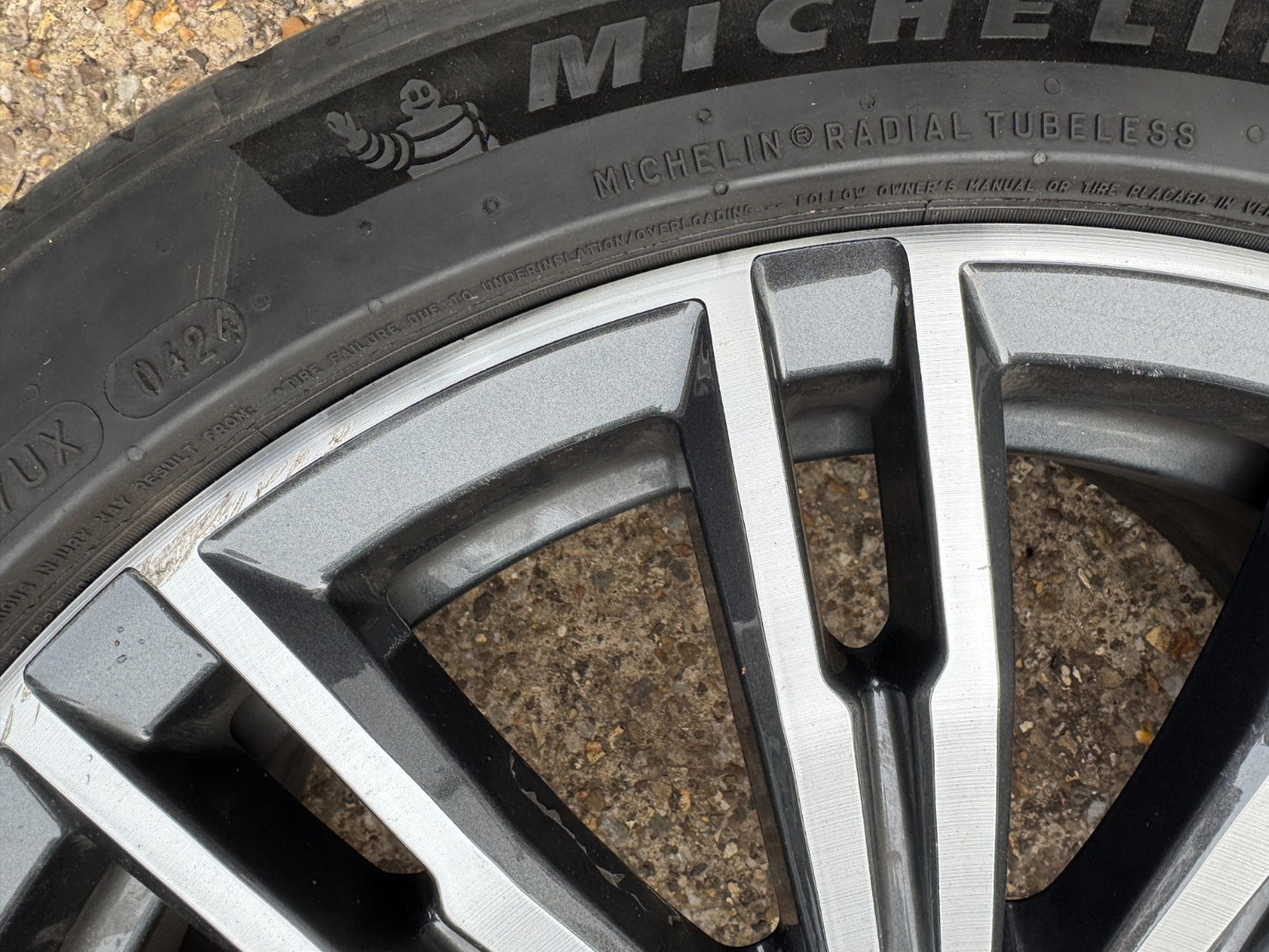 BMW 3 SERIES G20 G21 18'' FRONT GREY DIAMOND CUT ALLOY RIM 7.5J IS25 8089890