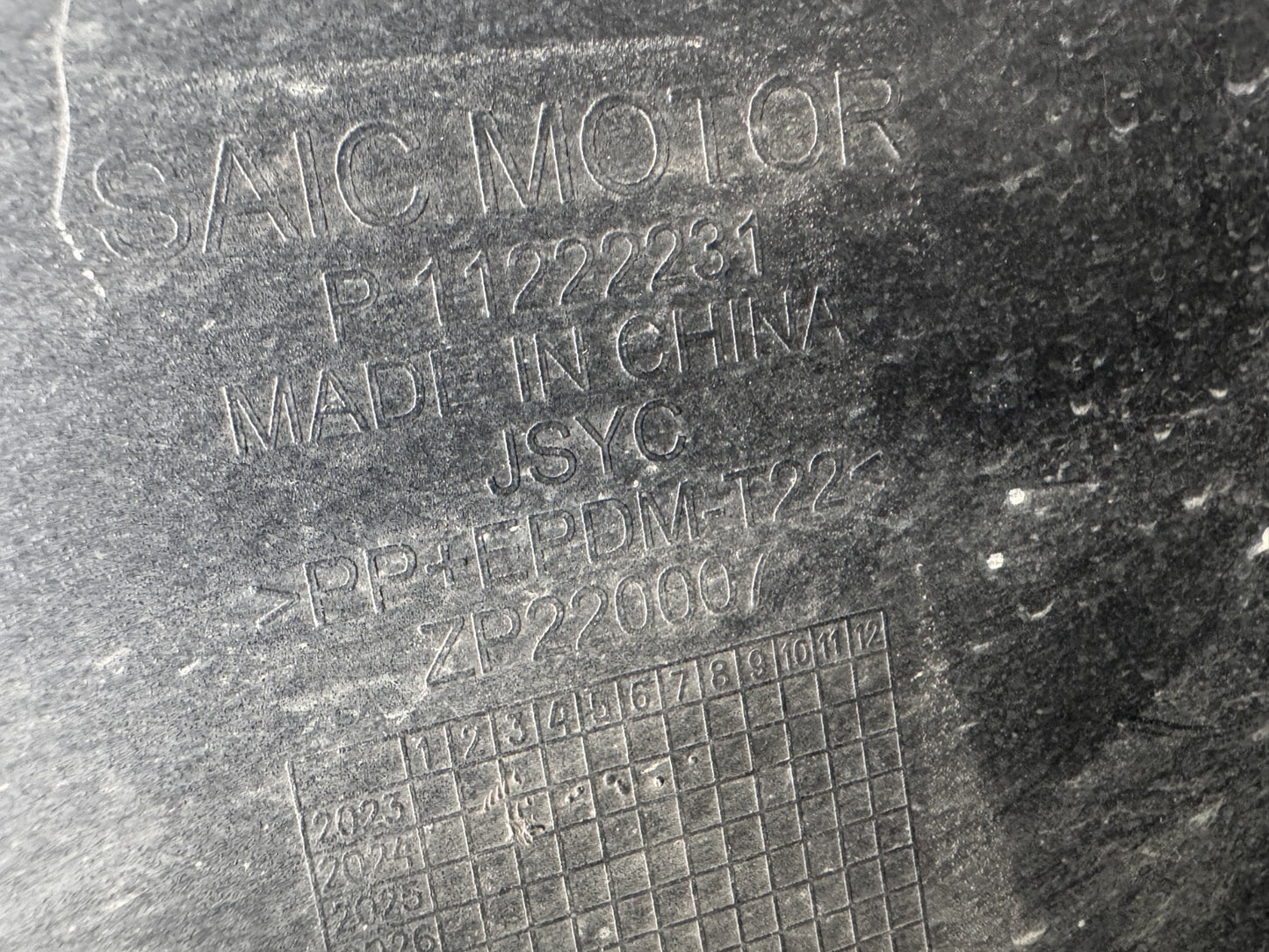 MG 3 Front Bumper 2024-ON | OEM P11222231 Used Genuine SCRATCHED