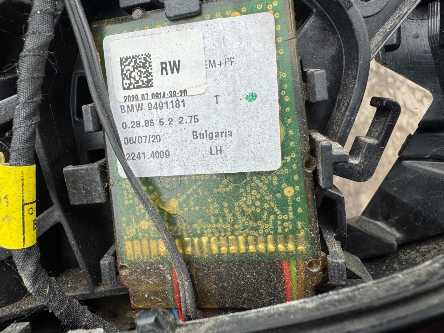 2020 Genuine BMW 3 Series G20 G21 LH Left Mirror Assembly 5 Pin 2241.059101