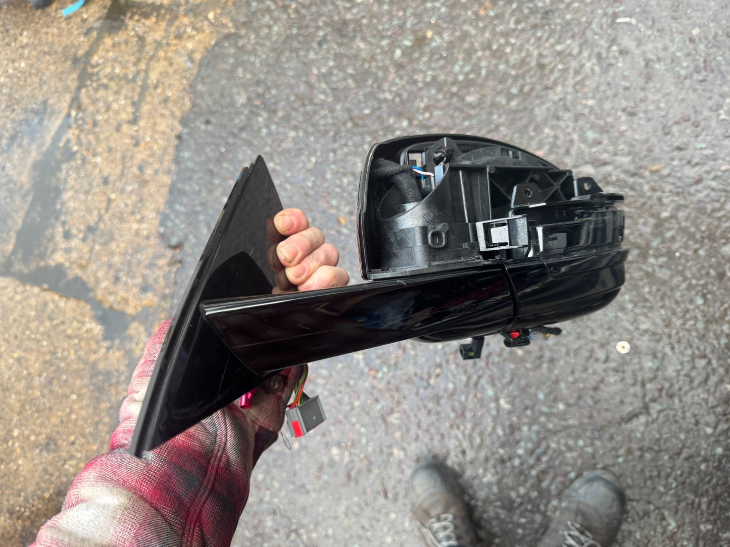2025 RANGE ROVER EVOQUE L551 LEFT SIDE WING DOOR MIRROR M8D2-17683-GAC PARTS