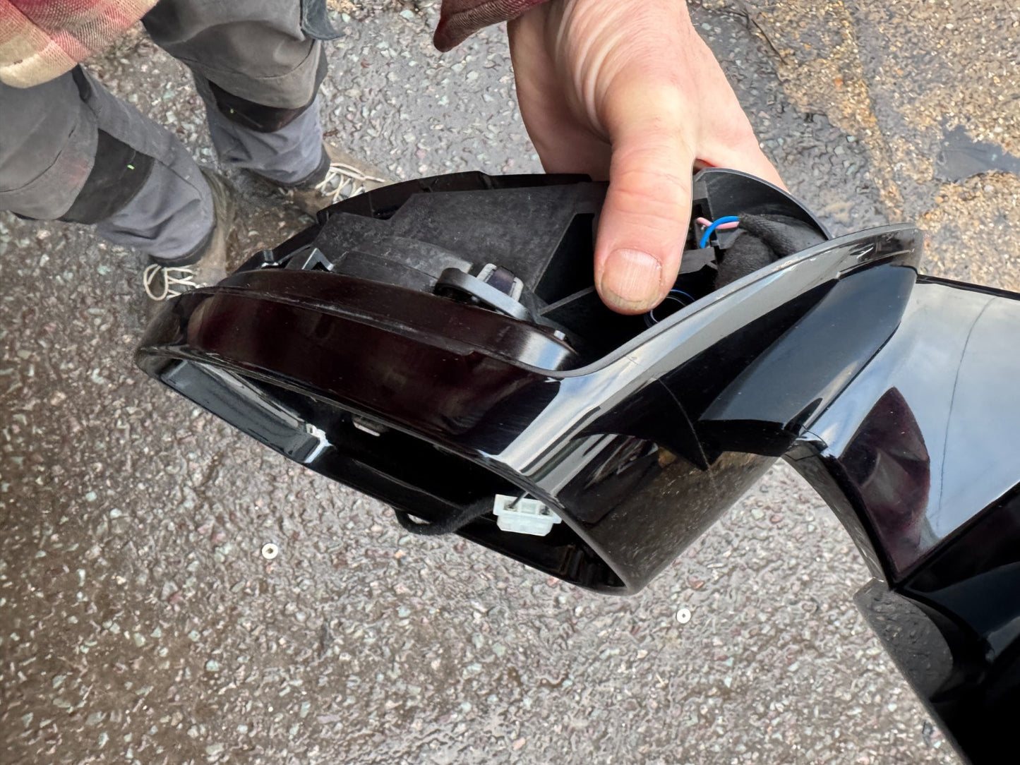 2025 RANGE ROVER EVOQUE L551 LEFT SIDE WING DOOR MIRROR M8D2-17683-GAC PARTS