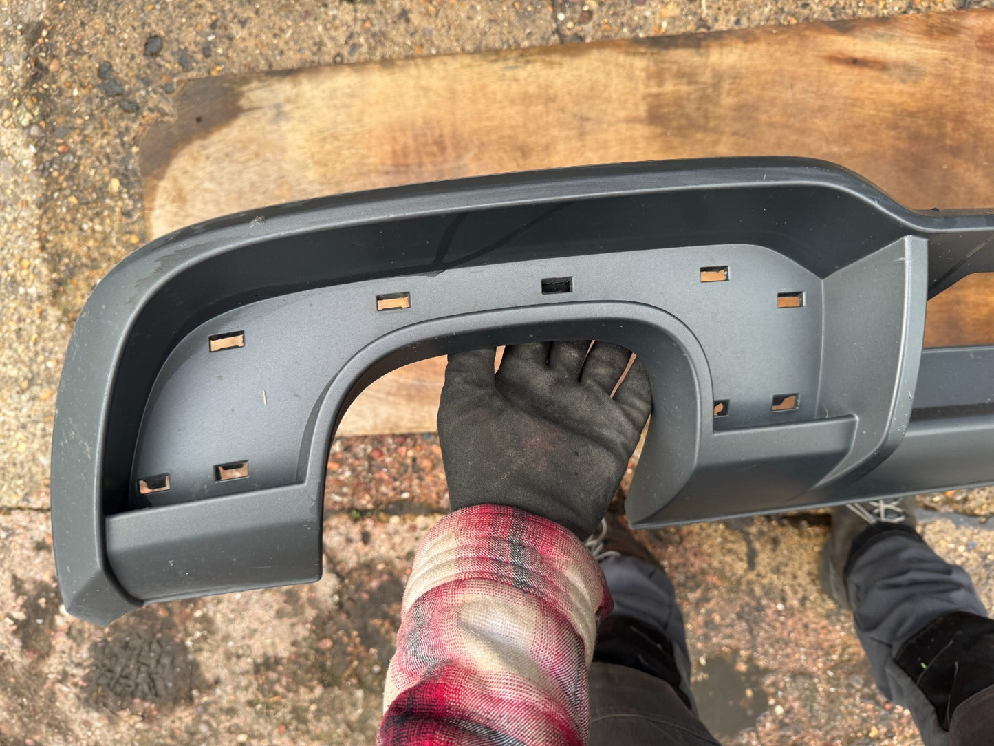 AUDI A3 S-LINE REAR BUMPER LOWER SPOILER DIFFUSER 2016 17 18 HATCHBACK