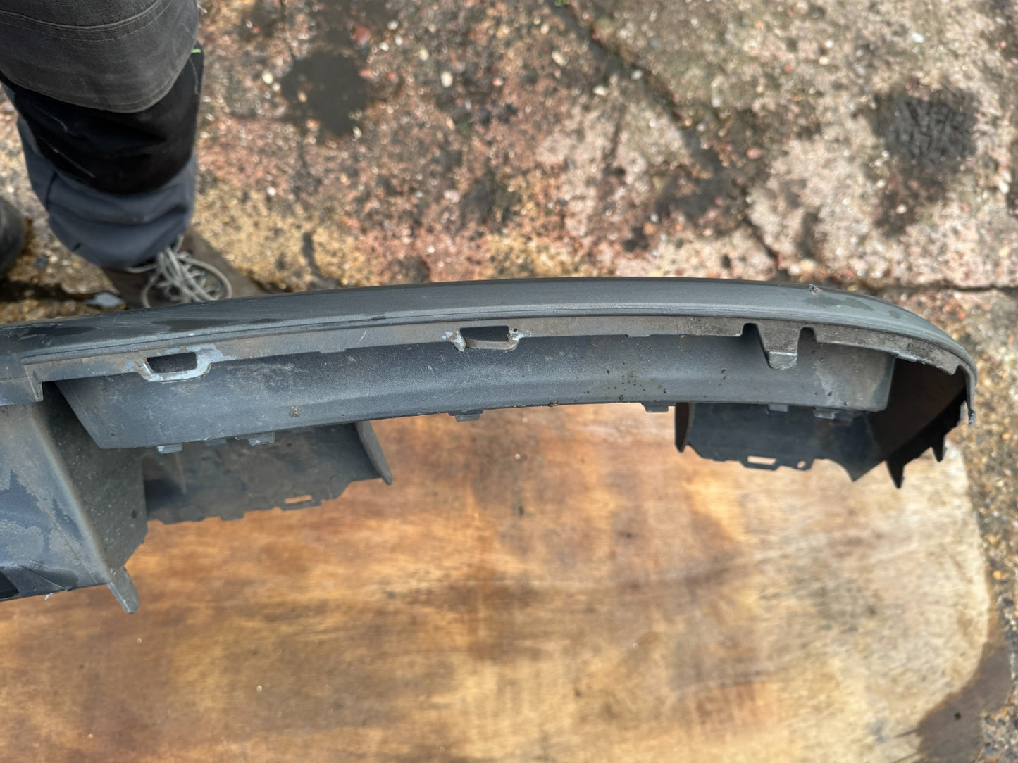 AUDI A3 S-LINE REAR BUMPER LOWER SPOILER DIFFUSER 2016 17 18 HATCHBACK