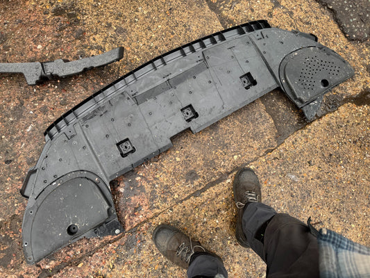 VAUXHALL ASTRA DESIGN Mk8 2020-2025 - Front bumper Undertray 9840237680 COMPLETE