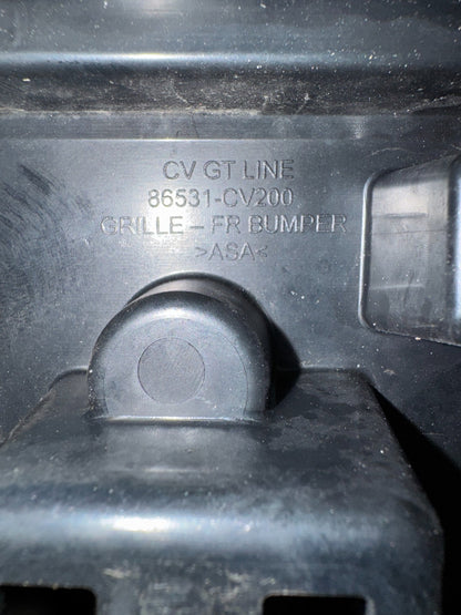 KIA EV6 GT LINE 2024 ELEC GENUINE FRONT BUMPER CENTER RADIATOR GRILL 86531-CV200