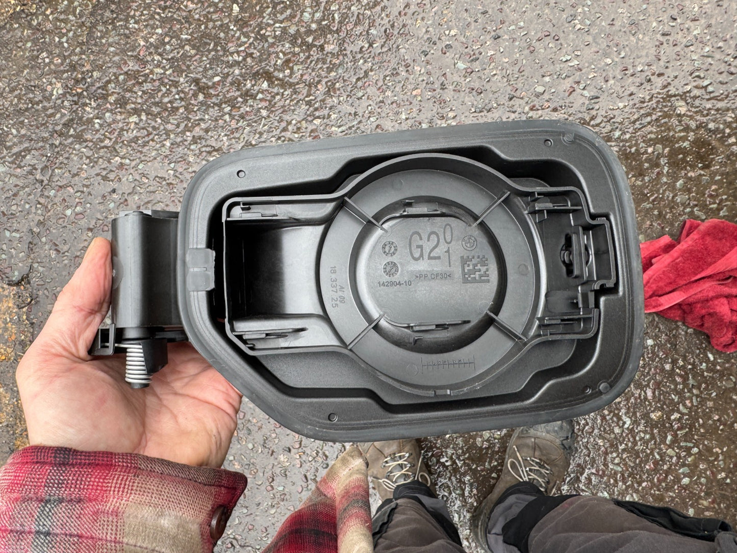 BMW 3 SERIES G20 G21 19–25 FUEL FILLER HOUSING FUEL FILLER FLAP 142904-10
