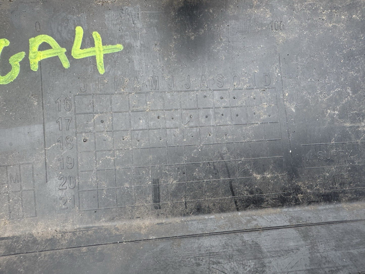 FORD FIESTA MK8 REAR BUMPER LOWER PART H1BB-F954-B1 2017-2021 AP68