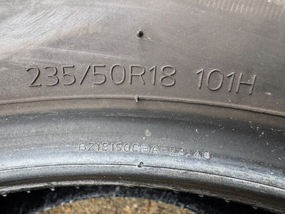 235/50/18 101H Hankook Ventus Evo SUV Year2024 NoRepairs 5.5mm 235 50 18