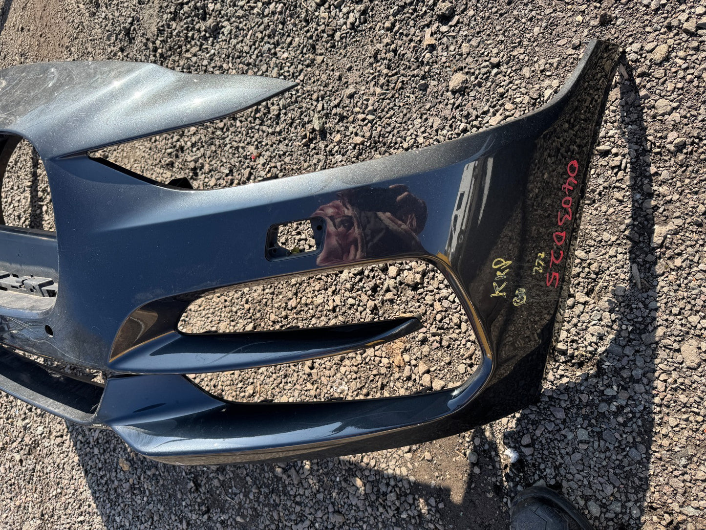 2019 JAGUAR XE 2015-2020 PORTFOLIO FRONT BUMPER IN GREY- GENUINE