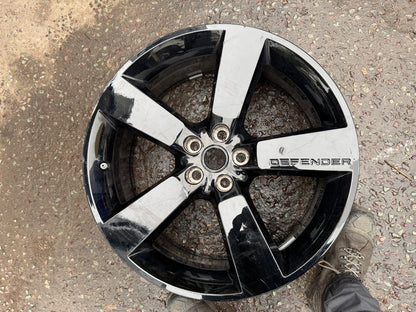 LAND ROVER DEFENDER GLOSS BLACK 22" ALLOY WHEEL STYLE 5098 LR146244 GENUINE X1
