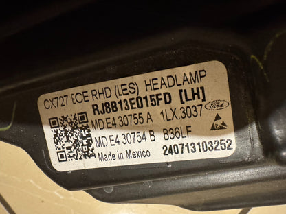 Genuine Ford Mustang Mach E LEFT Headlight DAMAGED
