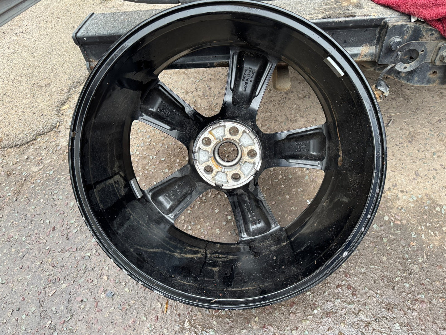 LAND ROVER DEFENDER GLOSS BLACK 22" ALLOY WHEEL STYLE 5098 LR146244 GENUINE X1