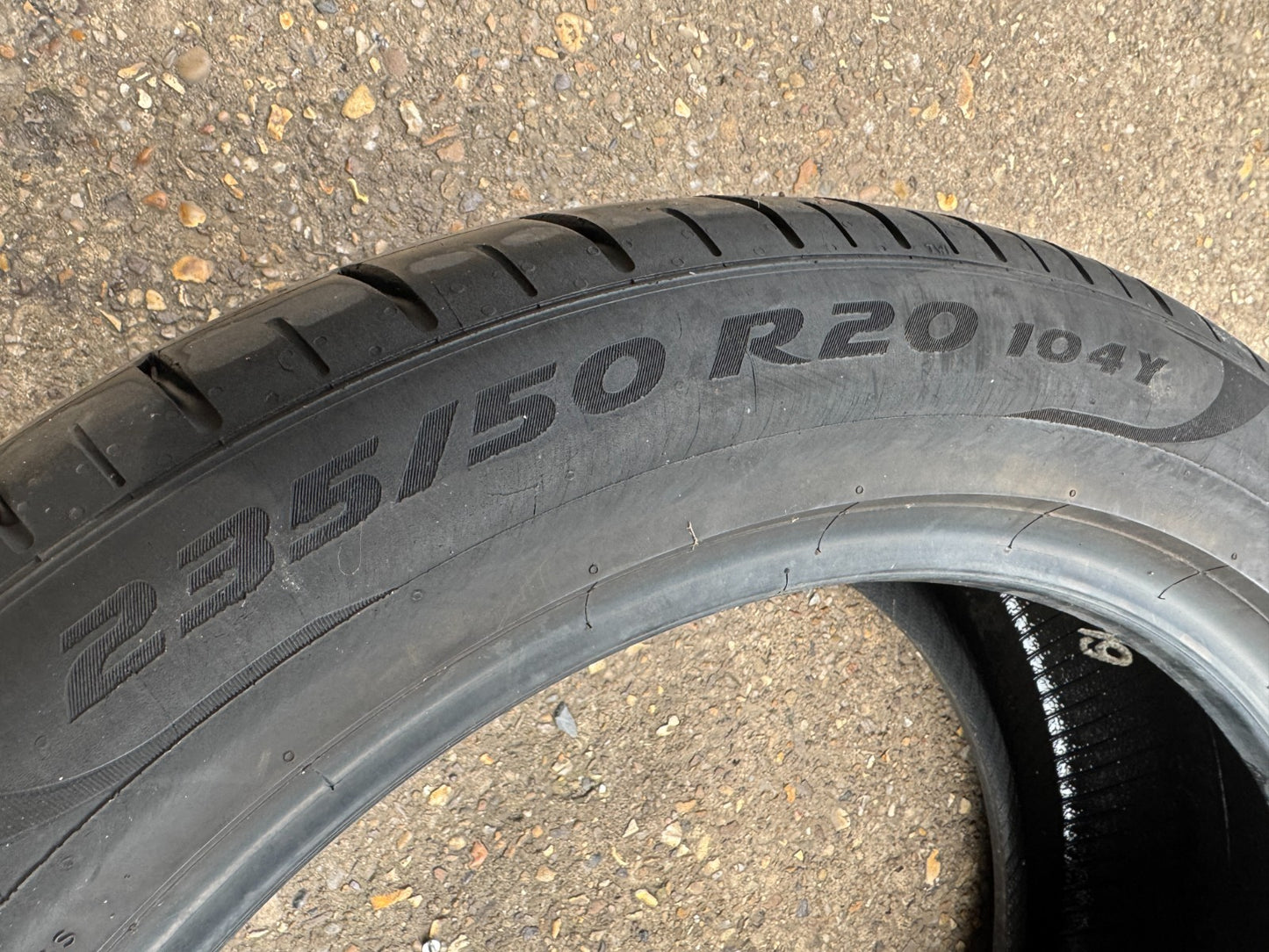 PIRELLI P ZERO 104Y 235/50/20 *7MM NO REPAIRS* DOT3821 X1 235 50 20