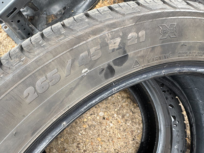 265/45/R21 104W Michelin latitude Tour HP M&S JLR Tyre 6.5mm 265 45 21 2025 tyre