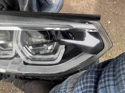 Genuine 2019 BMW X3 Adaptive LED right side headlight  8739656-01 scratched lens