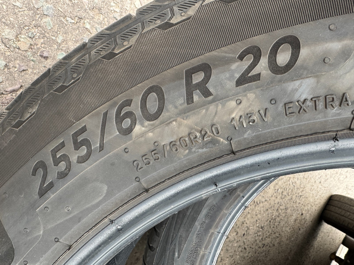 255 60 20 113V MICHELIN PRIMACY ALL SEASON XL LR Dot:4724 NO Repairs