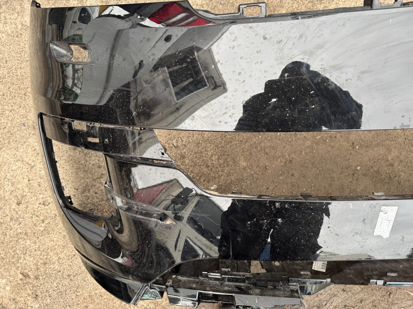 2026 GENUINE RANGE ROVER SPORT L461 BLACK FRONT BUMPER 2022-ON N9X217F003A