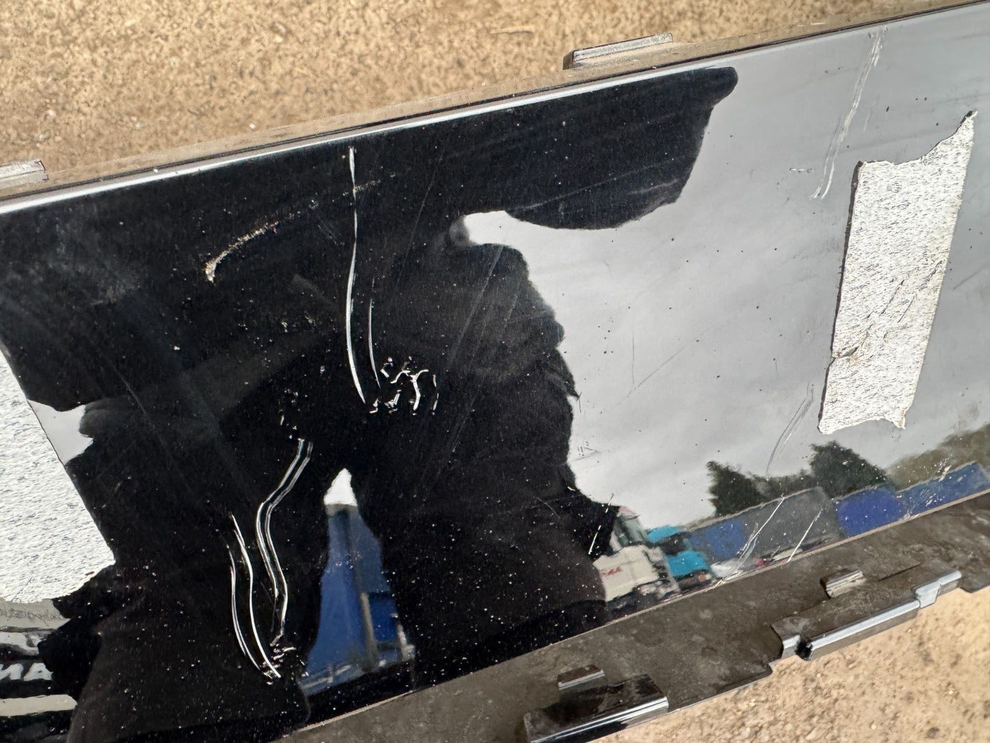 2026 GENUINE RANGE ROVER SPORT L461 BLACK FRONT BUMPER 2022-ON N9X217F003A