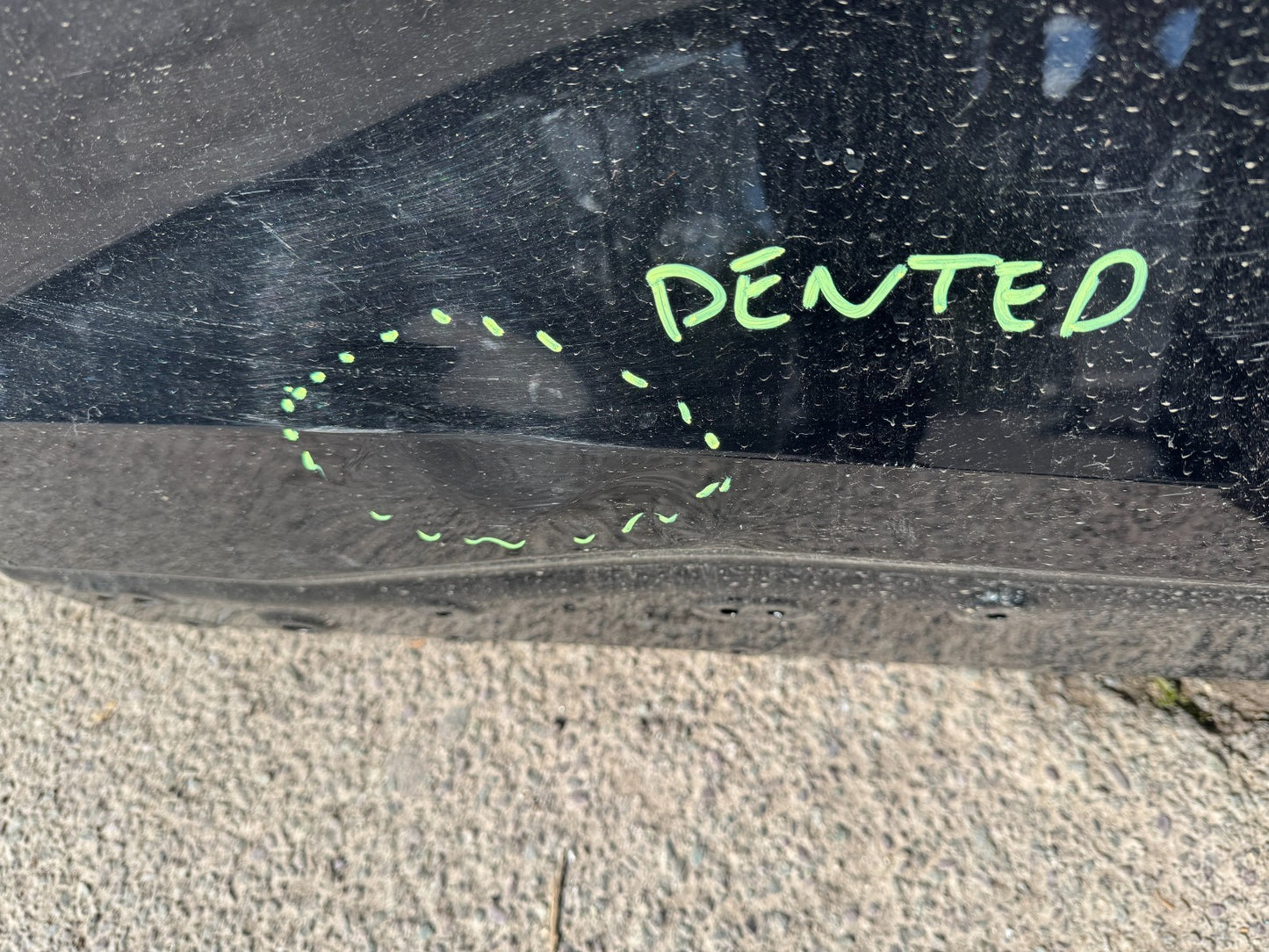 VOLVO EX30 2025 REAR DOOR O/S/R DRIVER SIDE RIGHT SMALL DENT BARE