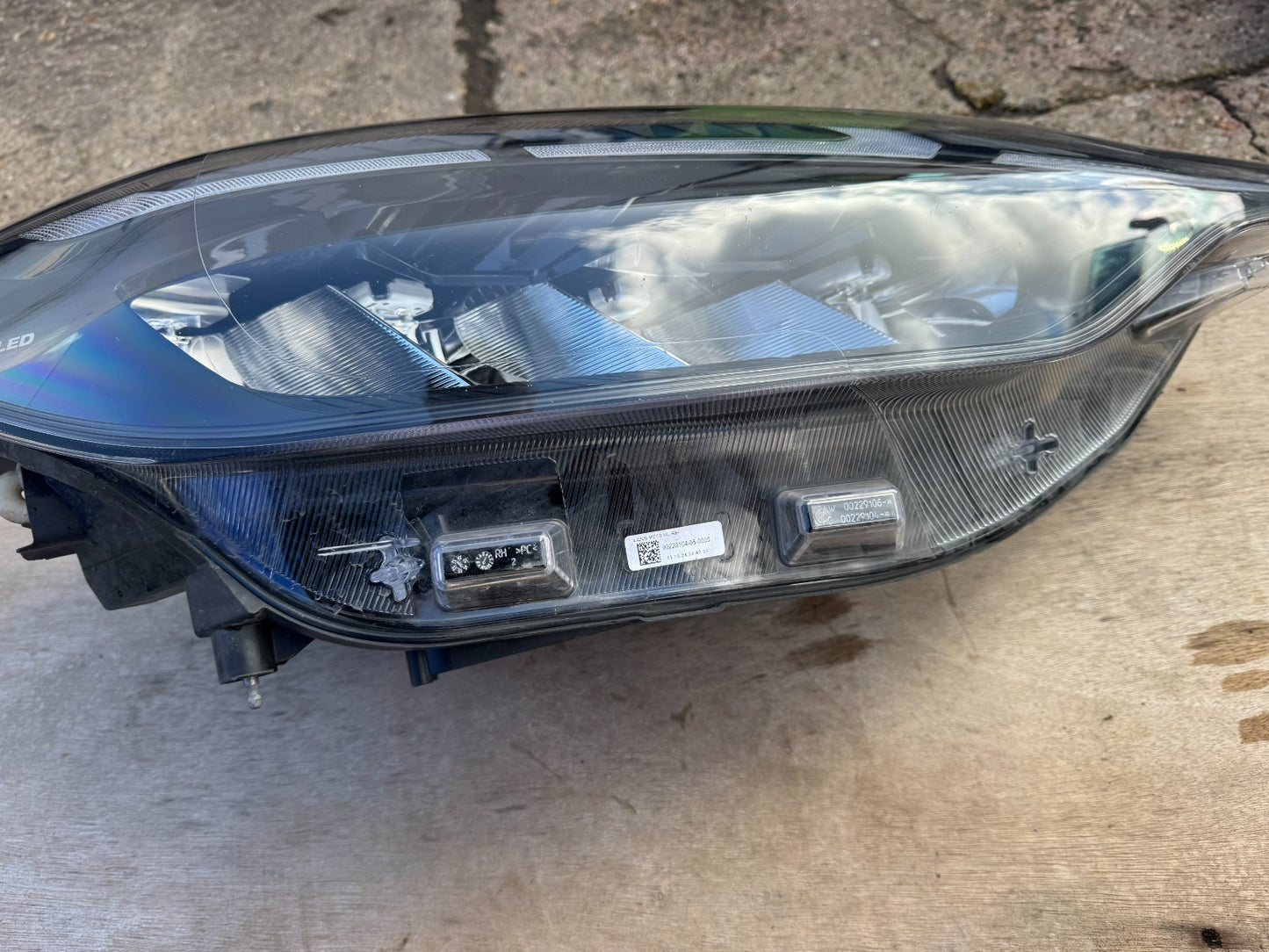 GENUINE FORD TRANSIT CUSTOM RIGHT LED HEADLIGHT 2023-ON PZ3113E014DB
