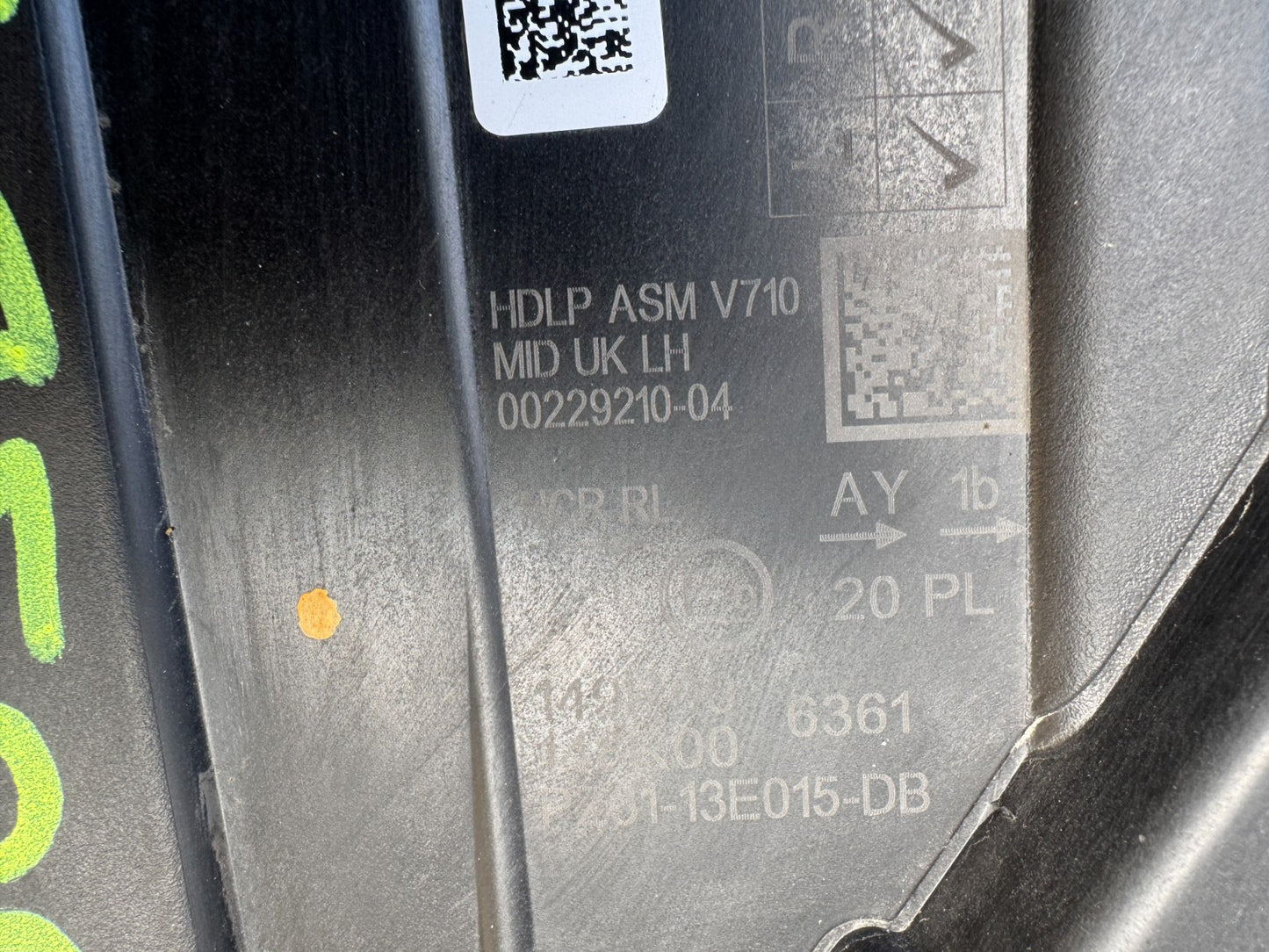 FORD TRANSIT CUSTOM N/S LEFT LED HEADLIGHT 2024 - ON GENUINE PZ3113E015DB