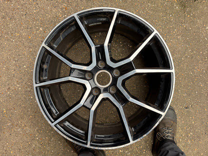 GENUINE PORSCHE TAYCAN RS SPYDER GTS 21' FRONT ALLOY WHEEL DIAMOND CUT