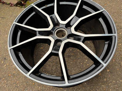 Porsche 9J1 Taycan 21" RS Spyder Design GTS Rear Alloy Wheel 11.5x21 ET66