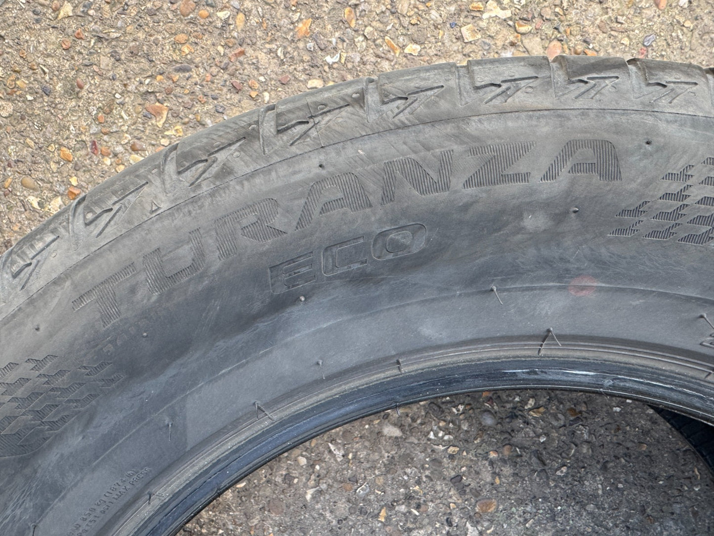 Bridgestone Turanza Eco Enliten 225/65/17 102V 6mm '24 NO REPAIRS 225 65 17 NICE