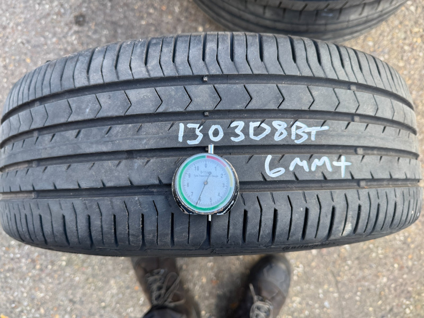CONTINENTAL 205 55 17 (91V) TYRE CONTI PREMIUM CONTACT 5 6MM TREAD 2055517