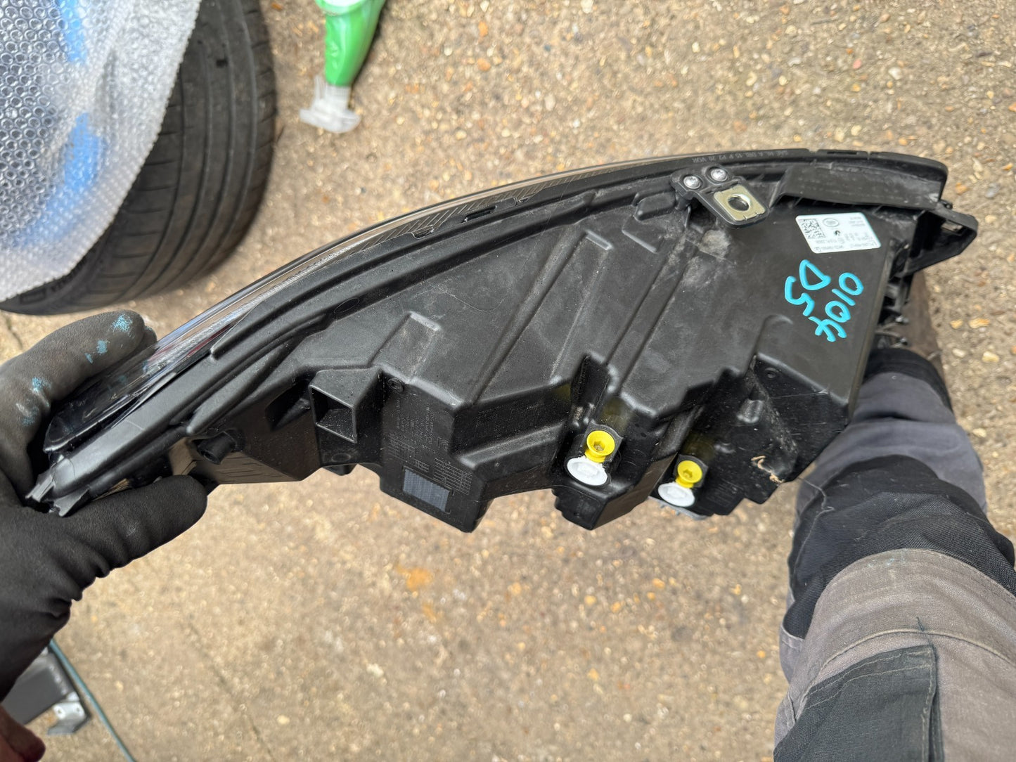 2025 Discovery Sport L550 Facelift Left LED Matrix Headlight MK7213W030GD Damage