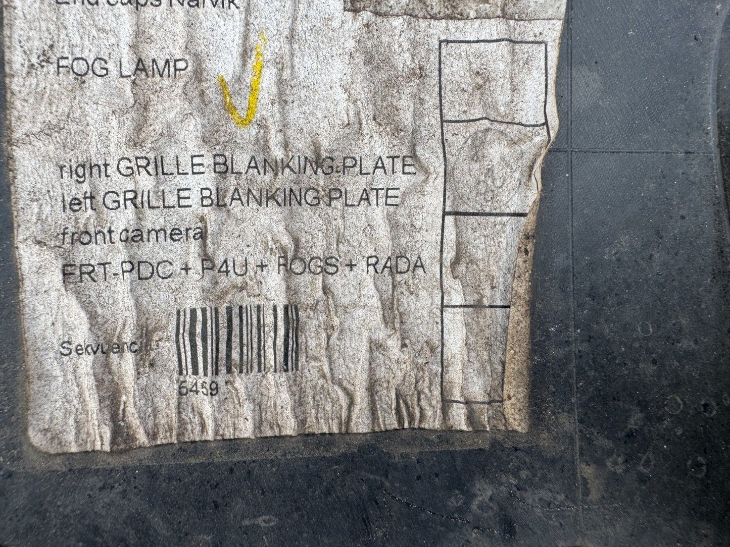 2025 L8B217E778A Defender L663 Inner FRONT Bumper Carrier GENUINE L8B2-17E778-A