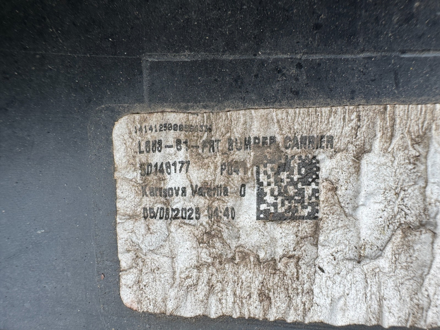 2025 L8B217E778A Defender L663 Inner FRONT Bumper Carrier GENUINE L8B2-17E778-A