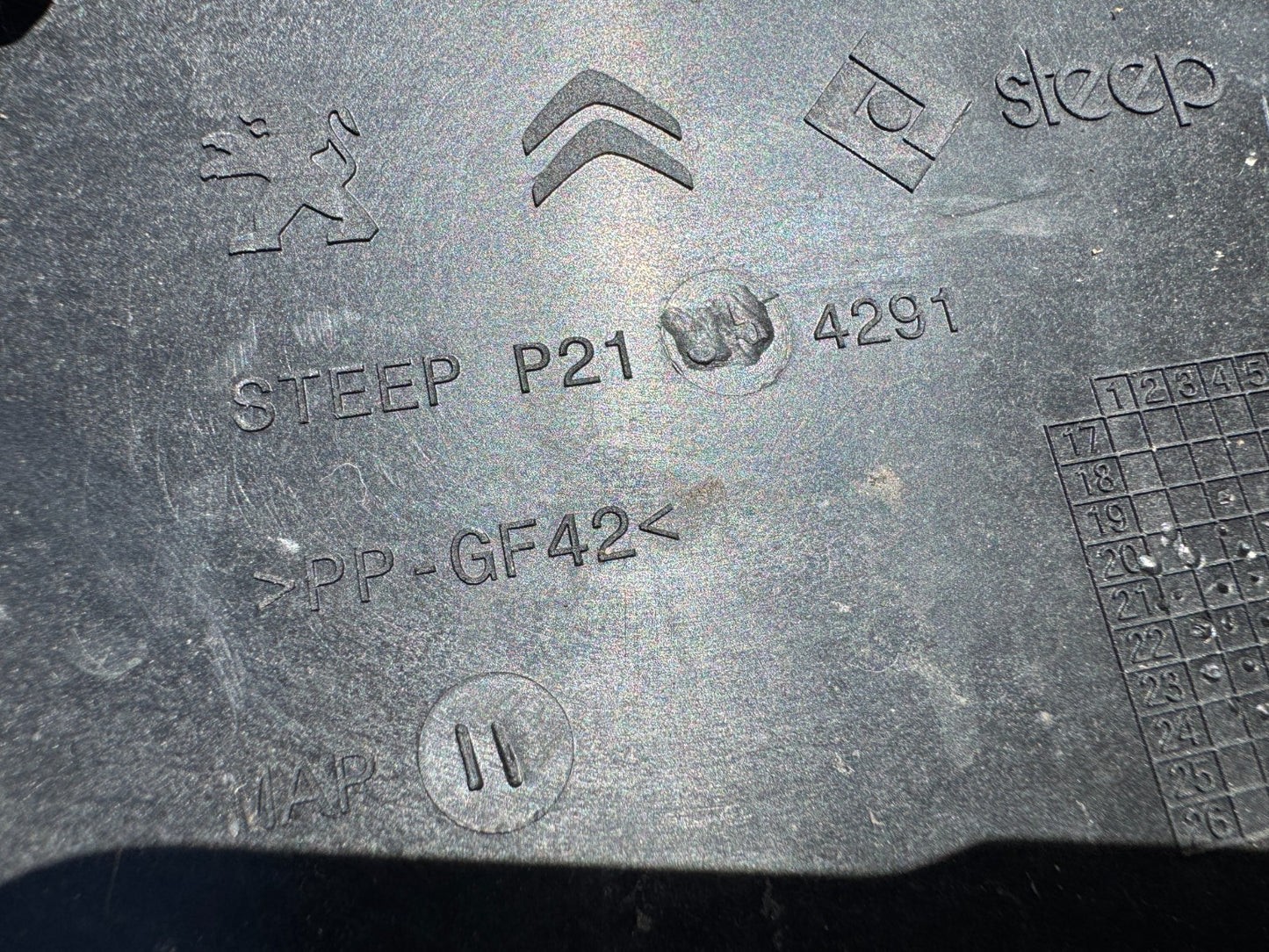 2024 Peugeot 208 P21 Fuel Filler Flap 9823289380 Bare