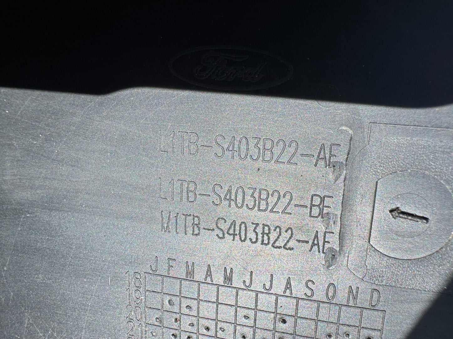 2025 FORD PUMA MK1 ST-LINE REAR BUMPER OS BRACKET L1TB-S403B22-BF 2024-2025 BA25