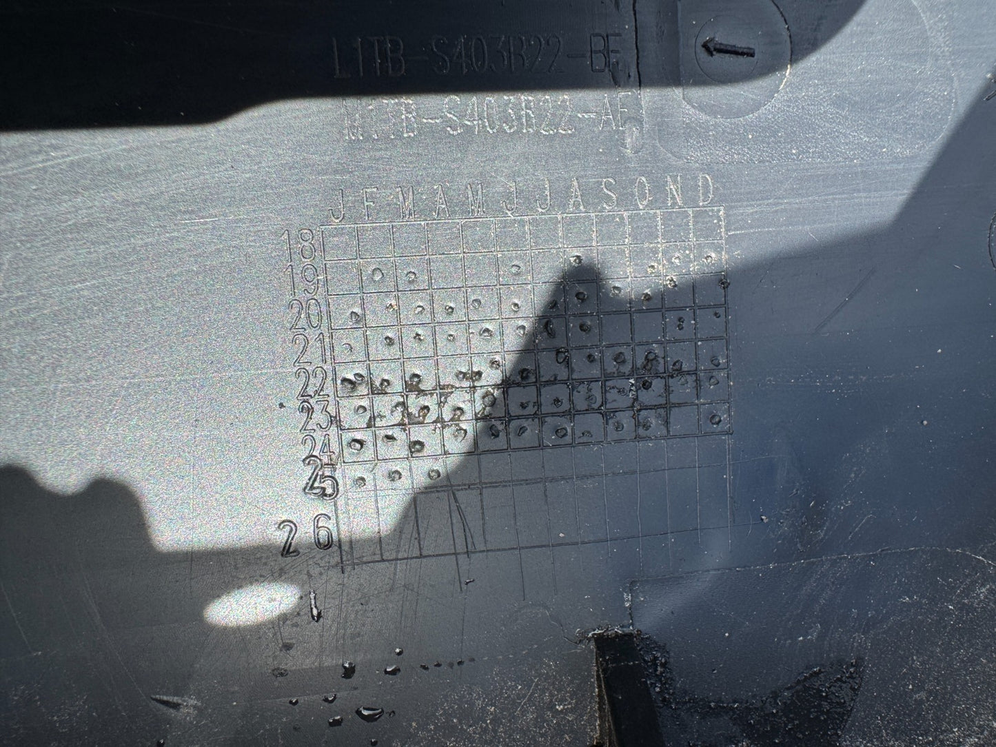 2025 FORD PUMA MK1 ST-LINE REAR BUMPER OS BRACKET L1TB-S403B22-BF 2024-2025 BA25