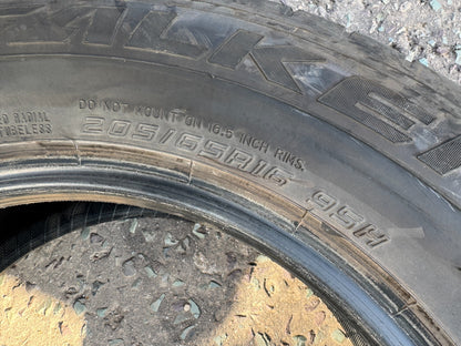 205/65/16 95H Falken Ziex ZE010B used CAR SUV MPV tyre 7mm DOT 1124