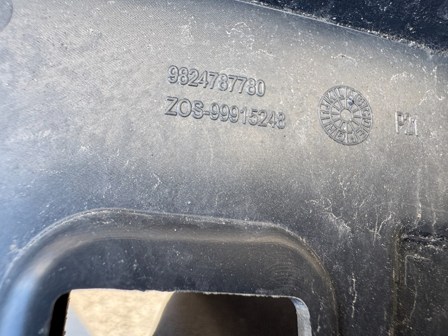 2025 Peugeot 208 Front Bumper 9824787780 Scratched