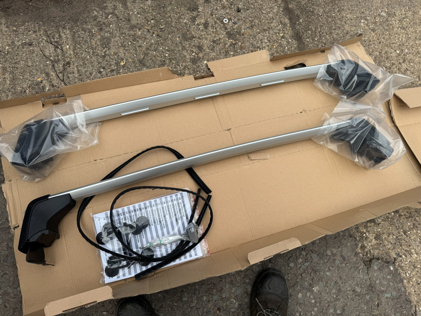 ORIGINAL ROOF RACK BARS FOR VAUXHALL OPEL ASTRA K SPORTS TOURER 39130470