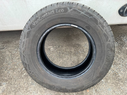 1x 215 70 15C  109/107S  Continental Van Contact Eco 2157015C  215/70/15C 8.5mm!