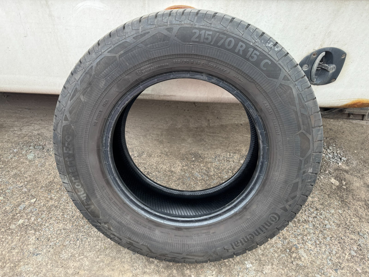 1x 215 70 15C  109/107S  Continental Van Contact Eco 2157015C  215/70/15C 8.5mm!