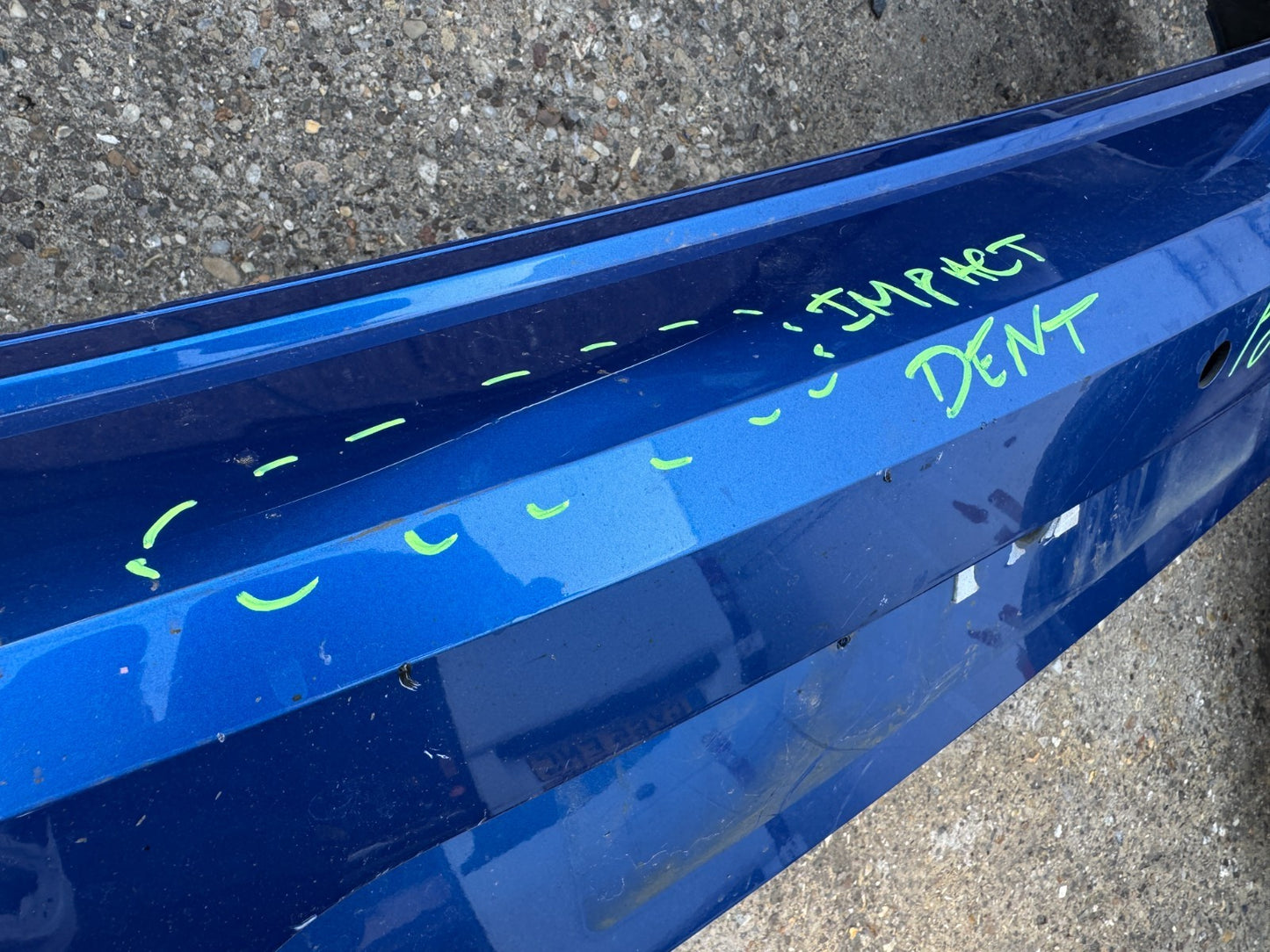 2024 SEAT IBIZA rear bumper 6F0807421 dented and scratched (2 to choose from)