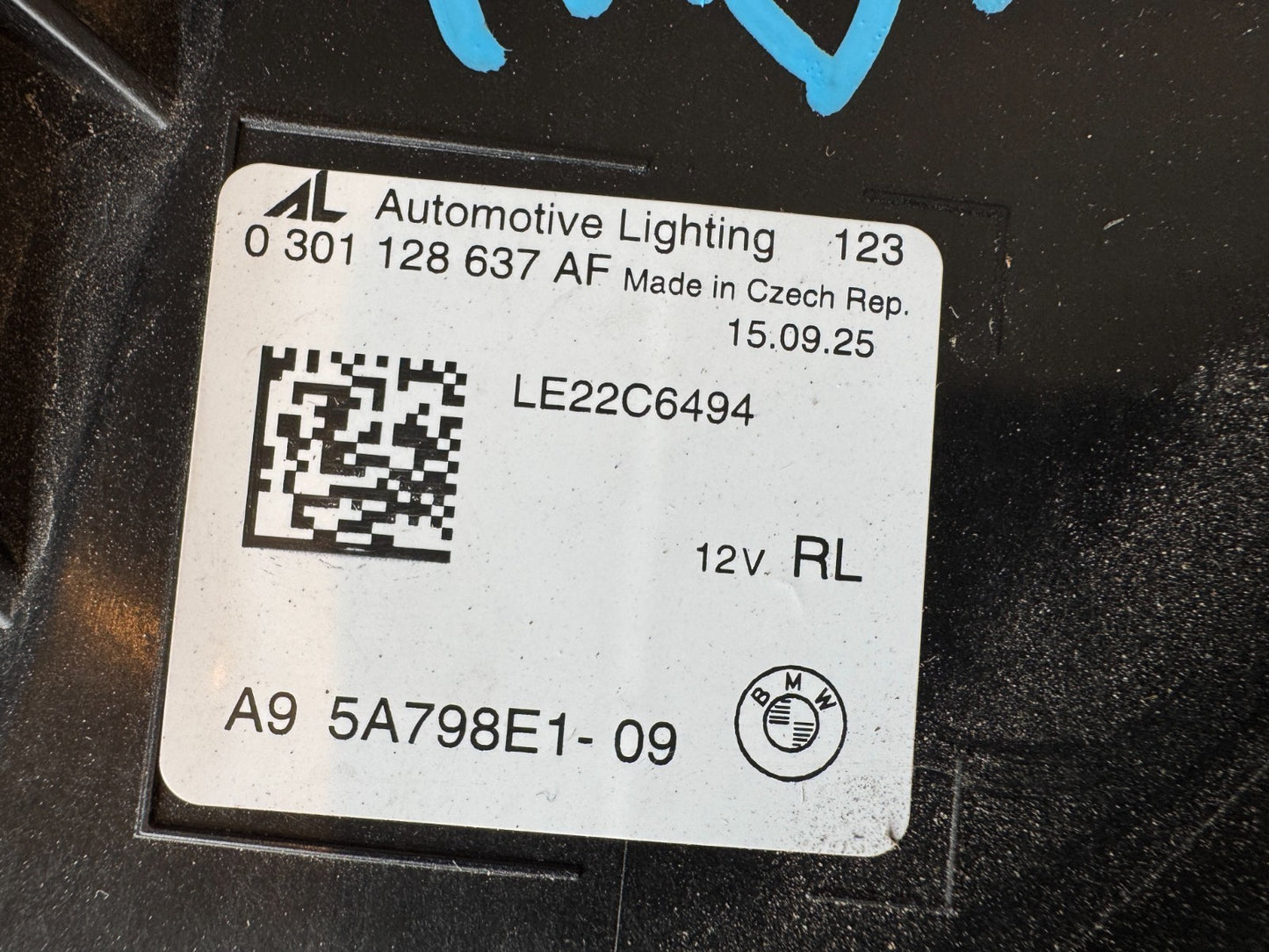 BMW 5 SERIES G60 i5 M5 Black Edition Left Passenger Side Led Headlight 5A798E1