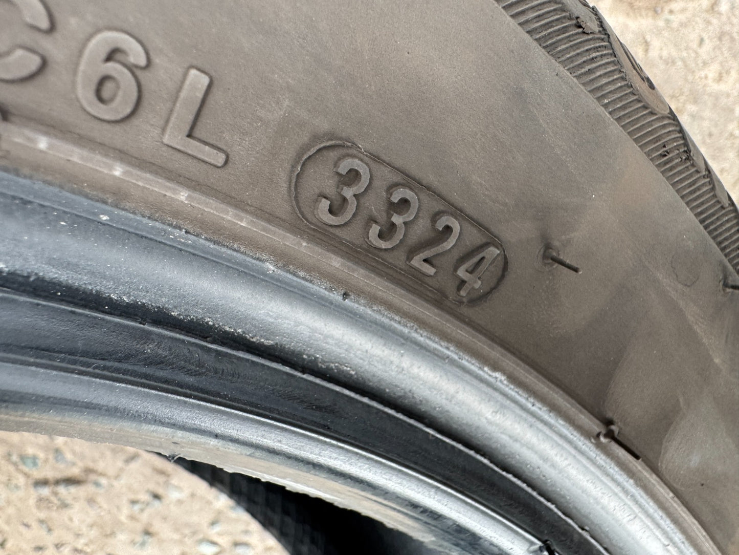 1x 185 55 15 86H XL - Kumho Ecowing ES01 KH27 - Tyre Only 7.5mm no repairs