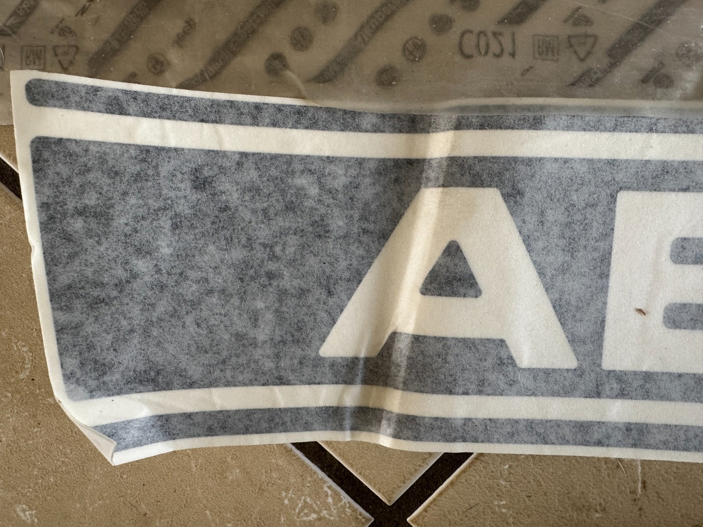 Genuine New FIAT ABARTH LEFT SIDE BLACK DECAL Sticker Emblem For 500 52056978