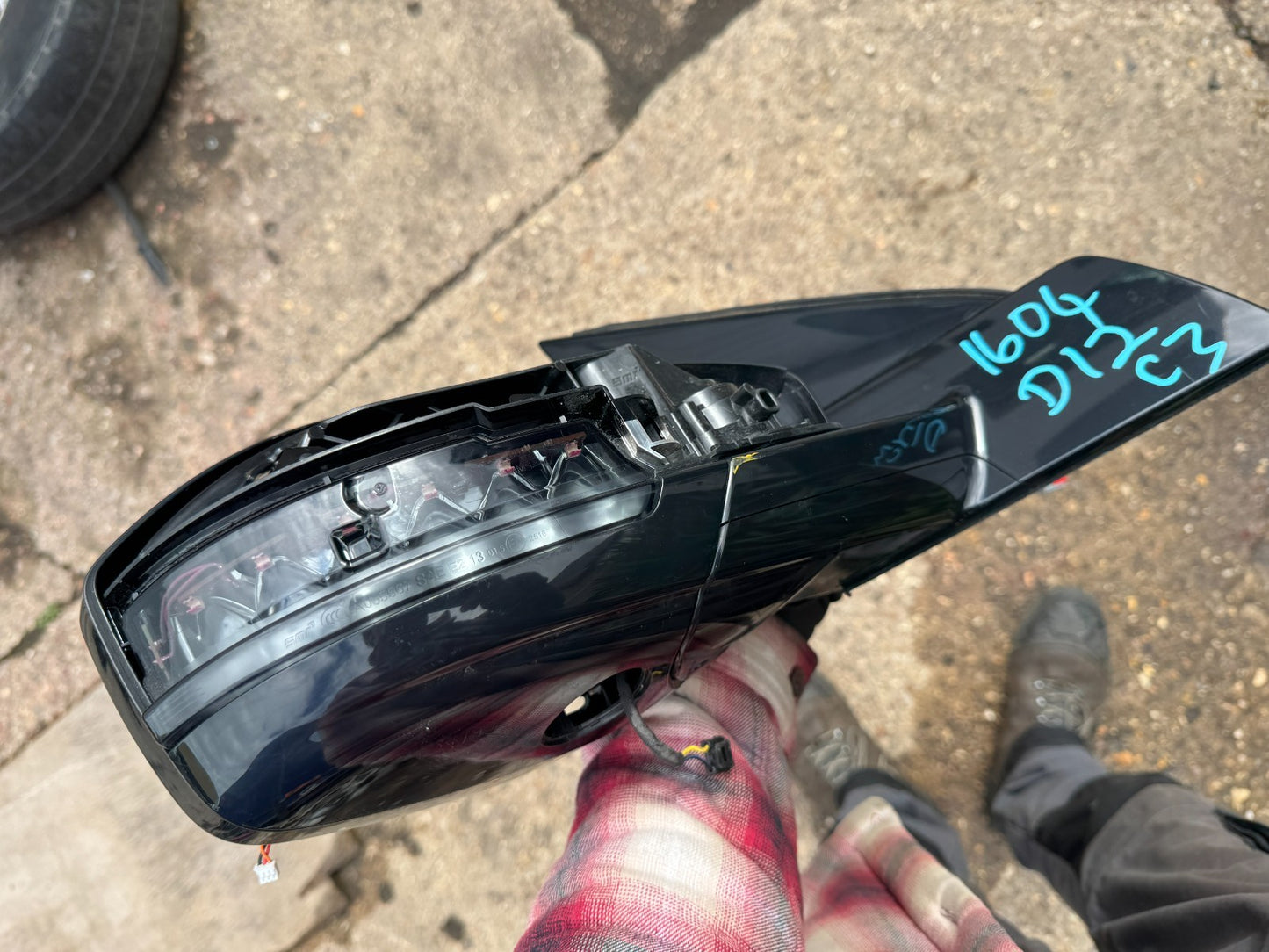 2025 Discovery Sport RIGHT Wing Door Mirror BARE PARTS MISSING LK7217682GAB