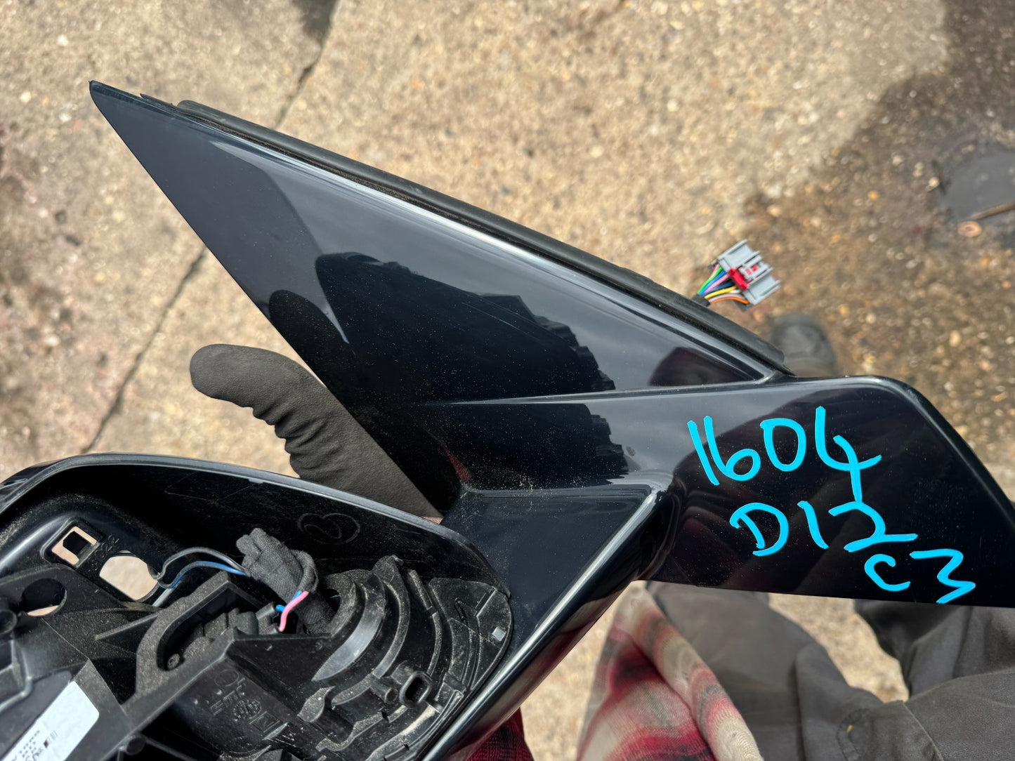 2025 Discovery Sport RIGHT Wing Door Mirror BARE PARTS MISSING LK7217682GAB